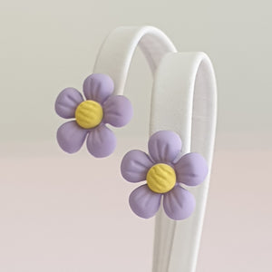 Pastel Purple Resin Flowers