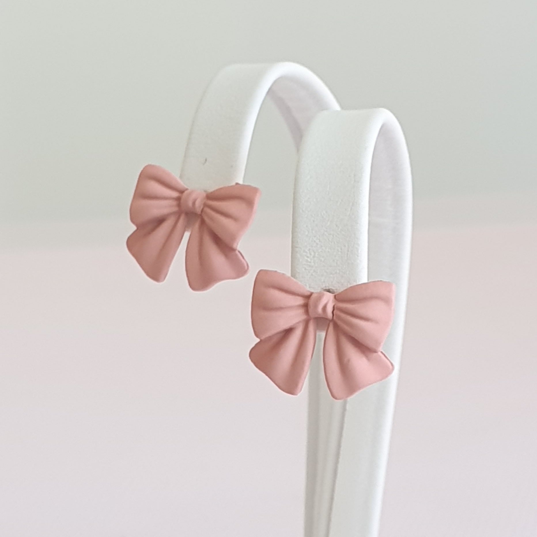 Pastel Pink Resin Bows