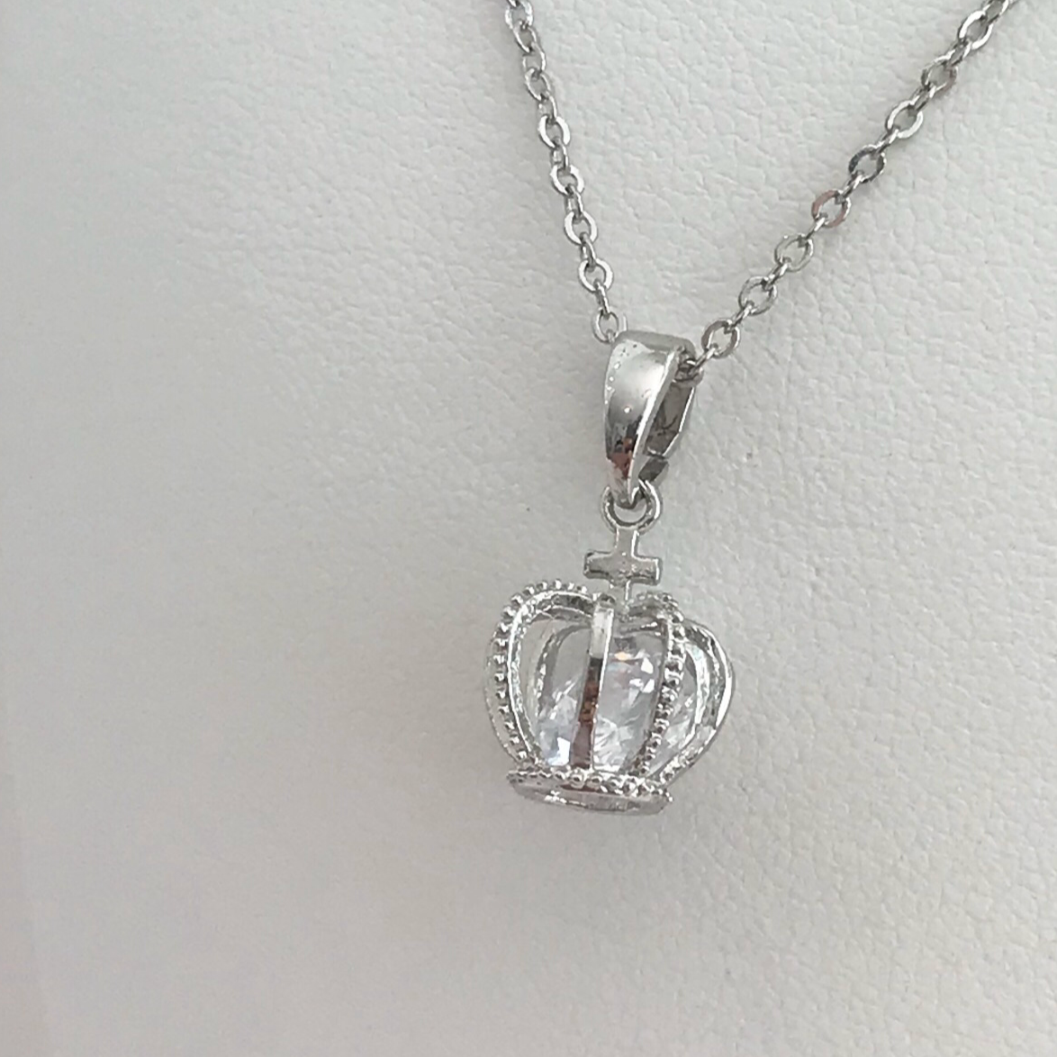 Solitaire Rhinestone In Crown Cage