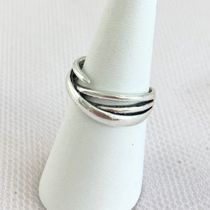 Triple Band Simple Ring.
