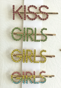 'Girls' Coloured Hairclip