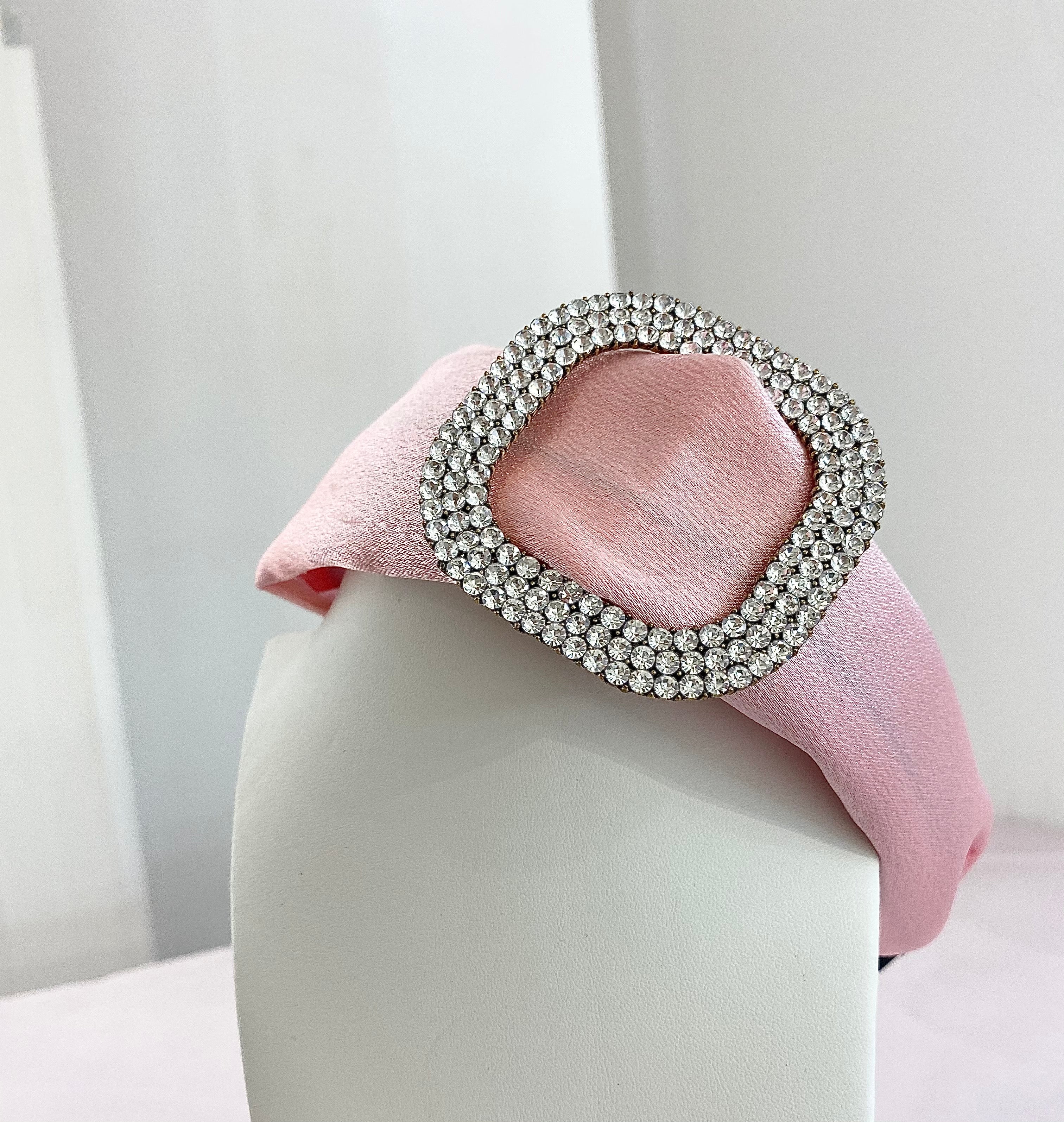 'Maisie Moo' Pink Satin Headband