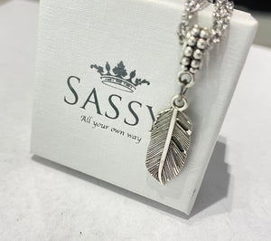 Feather Dangle Charm