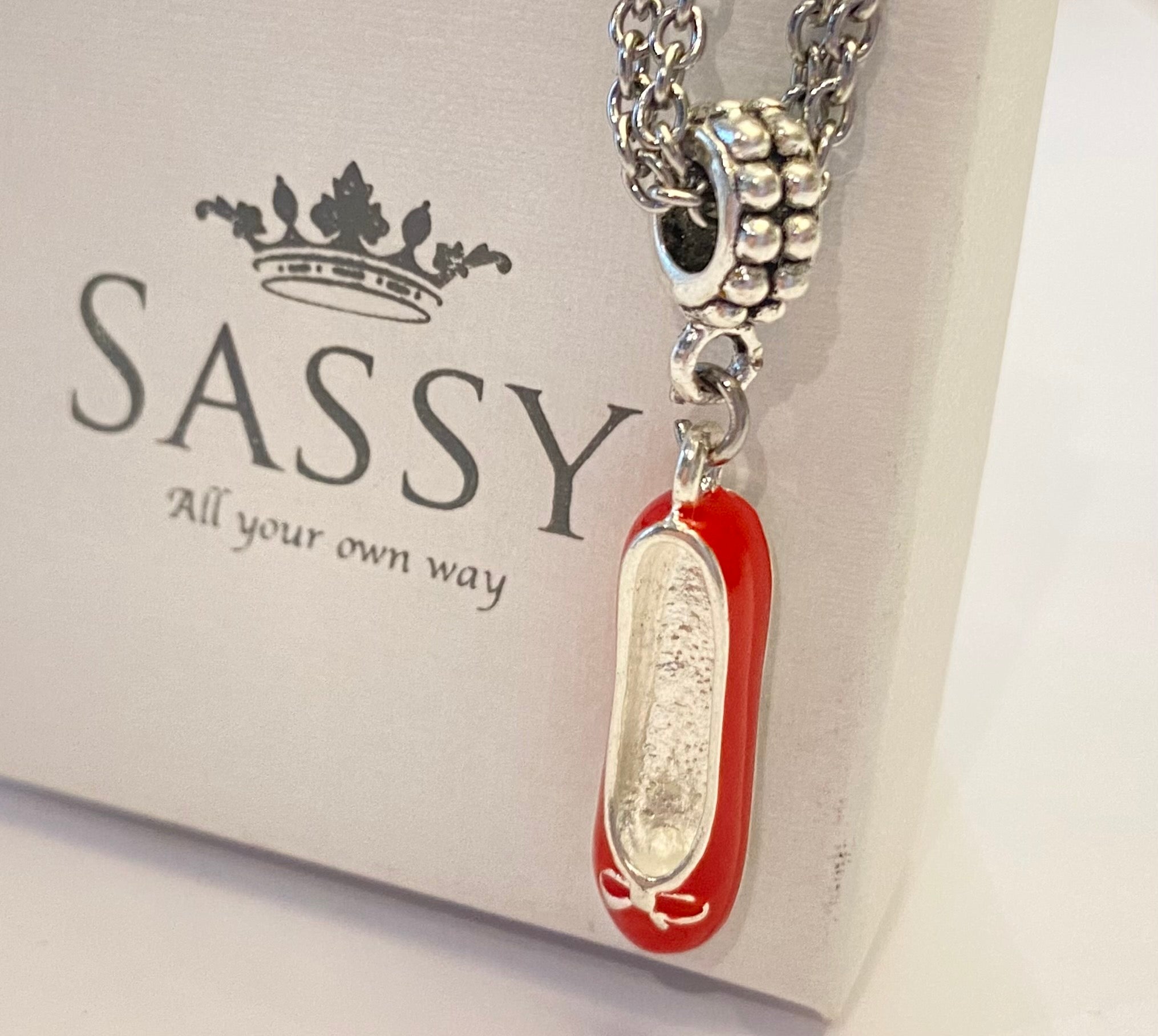 Red Shoes Dangle Charm