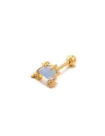 Sparkle Whale Barbell/Cartilage Stud