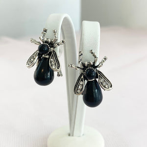 Noir Bug Earrings.